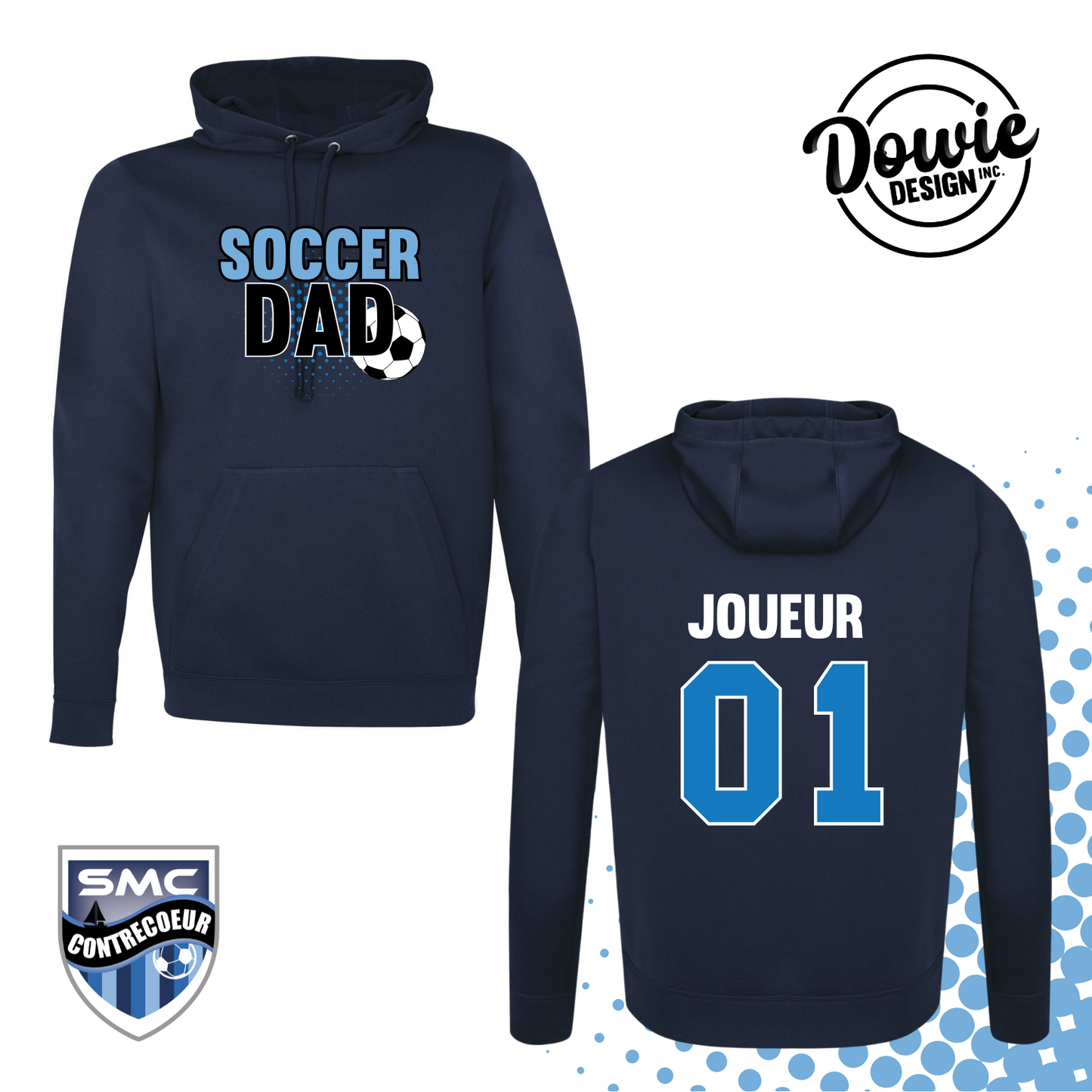 Hoodie polyester SOCCERDAD - SMC