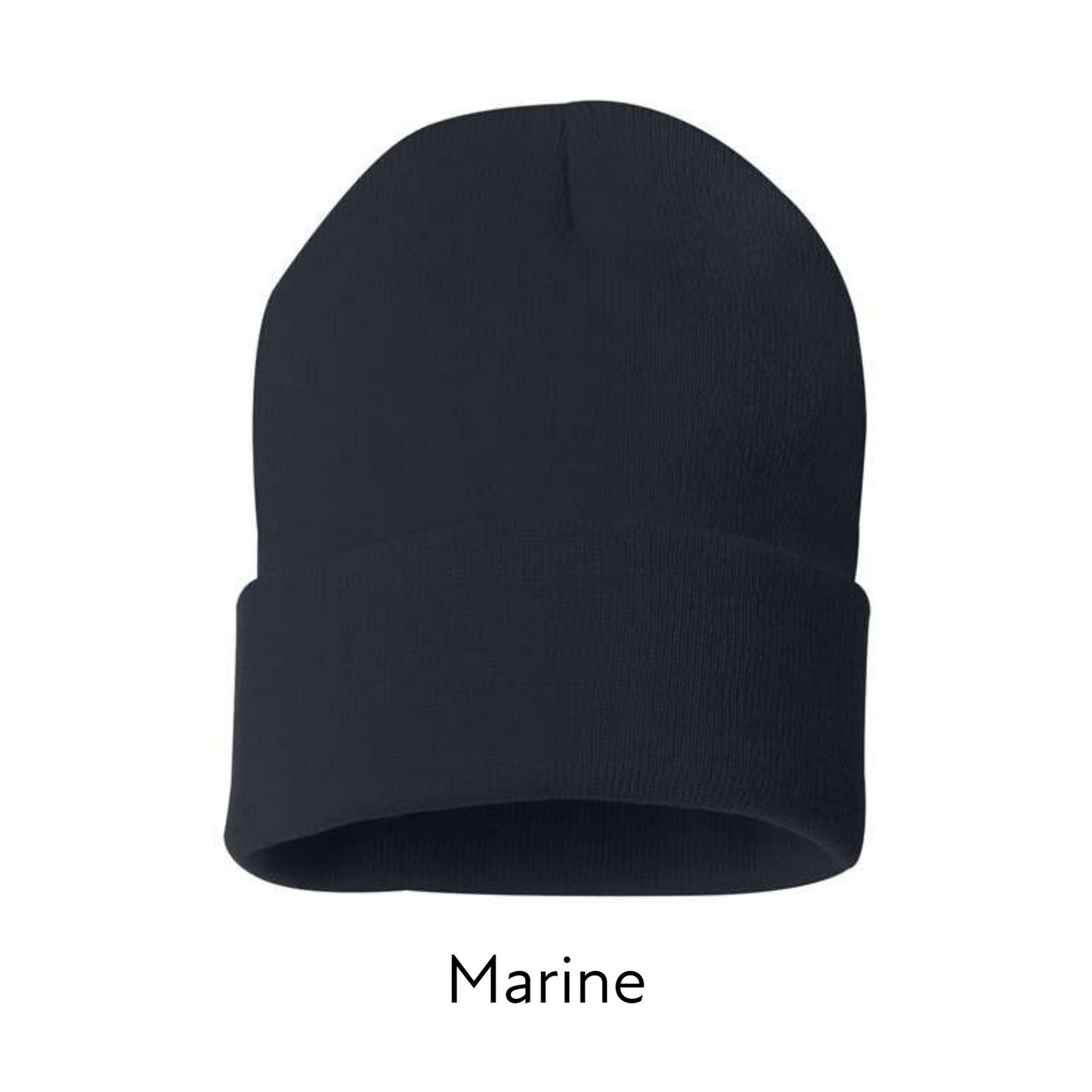 Tuque à revers 12" - Bleu&Or