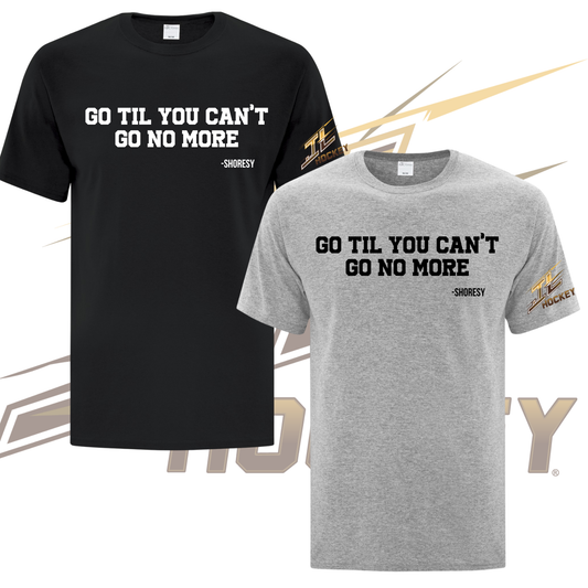 T-shirt coton - JL hockey (Go til you can’t go no more)