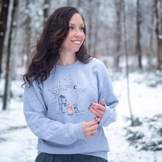 Crewneck adulte - Bonhomme de neige - Faventure