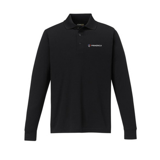 Polo manche longue coupe masculine - Primerica