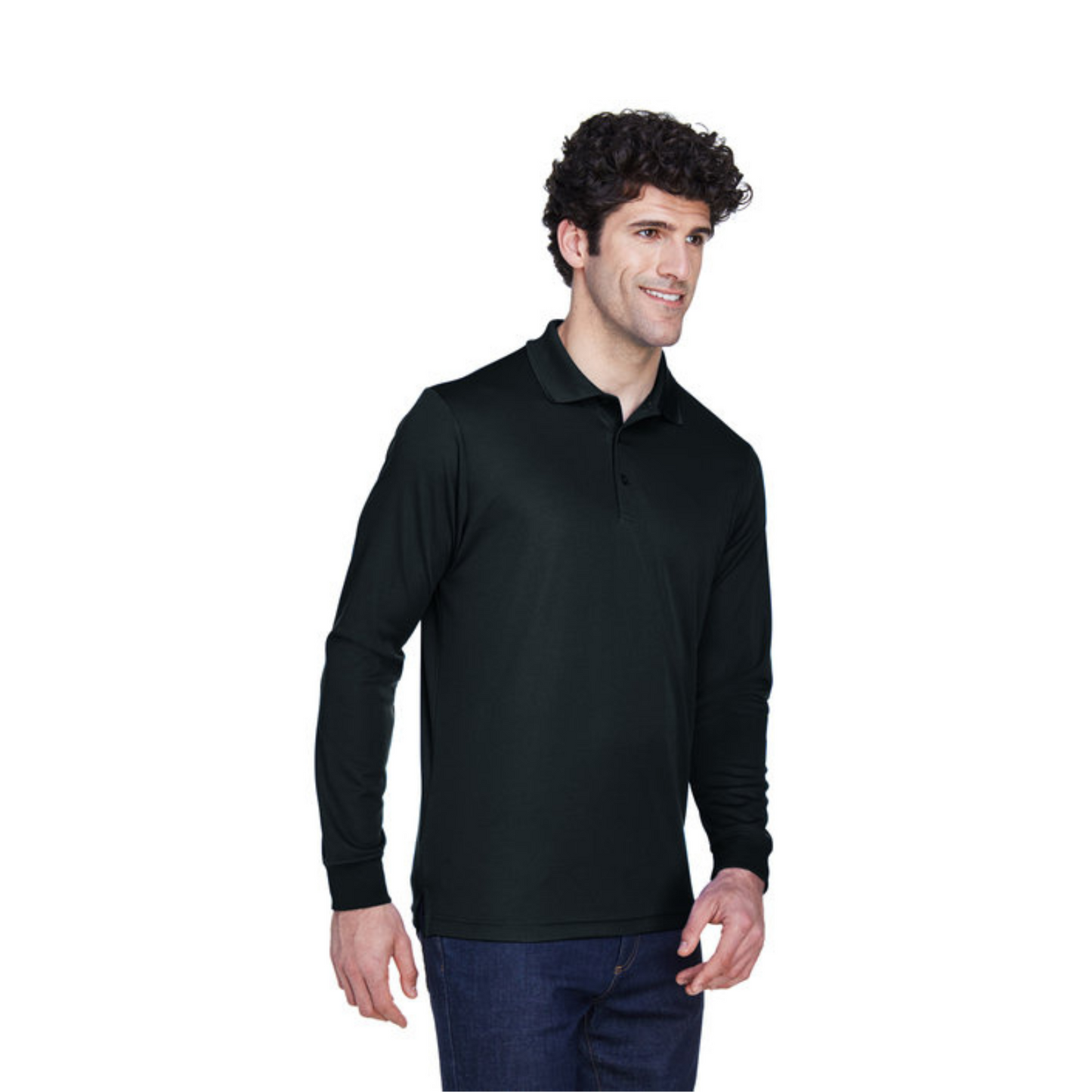 Polo manche longue coupe masculine - Primerica