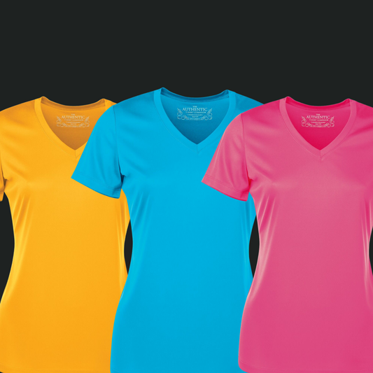 (Catalogue femmes/sport) T-shirt col en V - Pro team