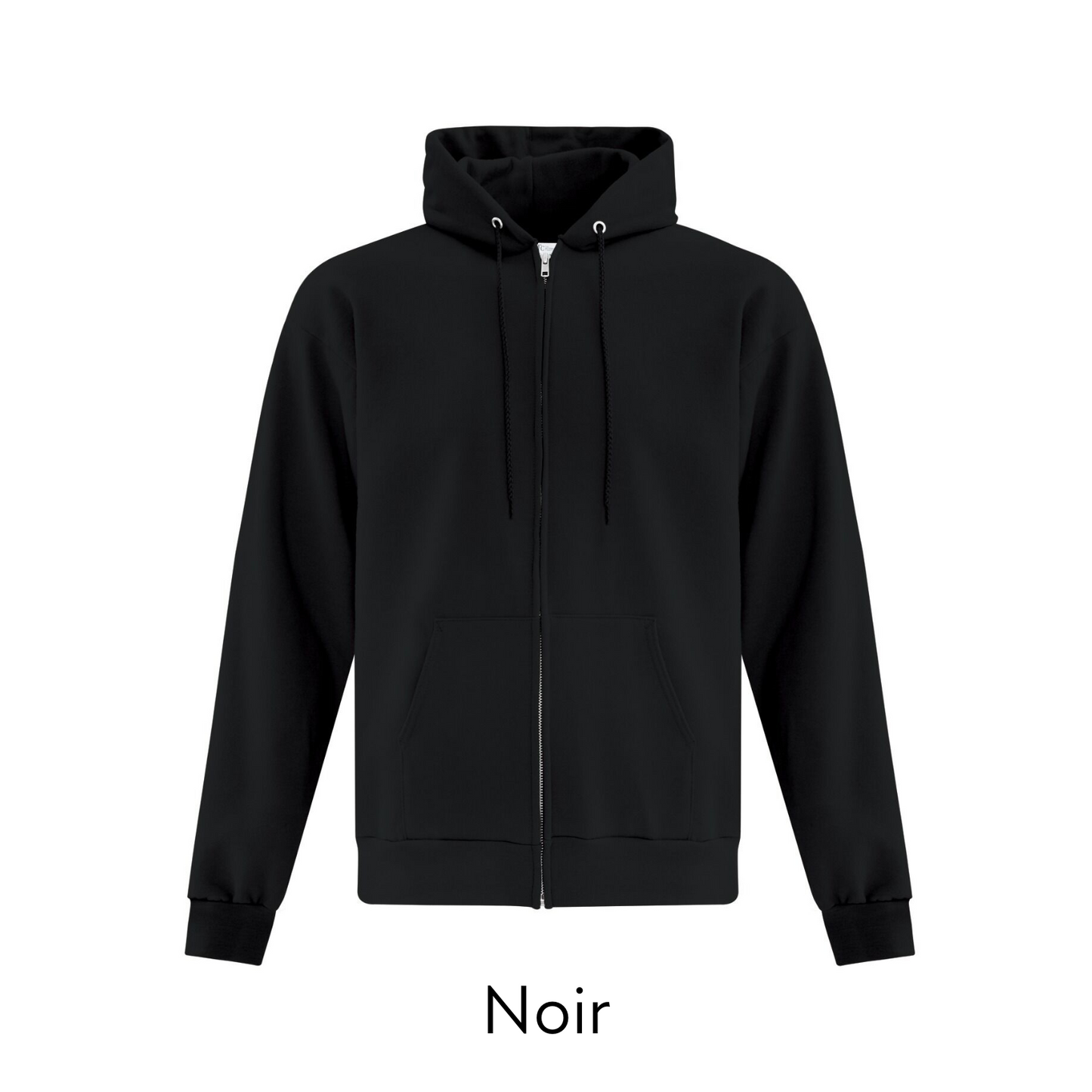 Veste à zip noir - Diableries
