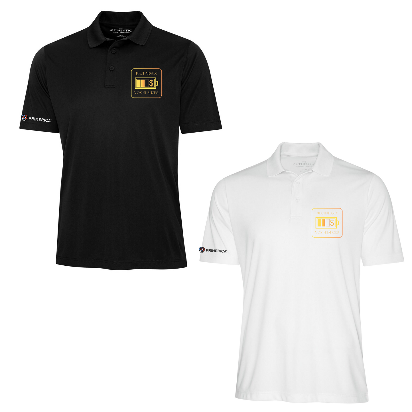 Polo coupe masculine - VPR Jean-Patrice Choinière (Rechargez vos finances)