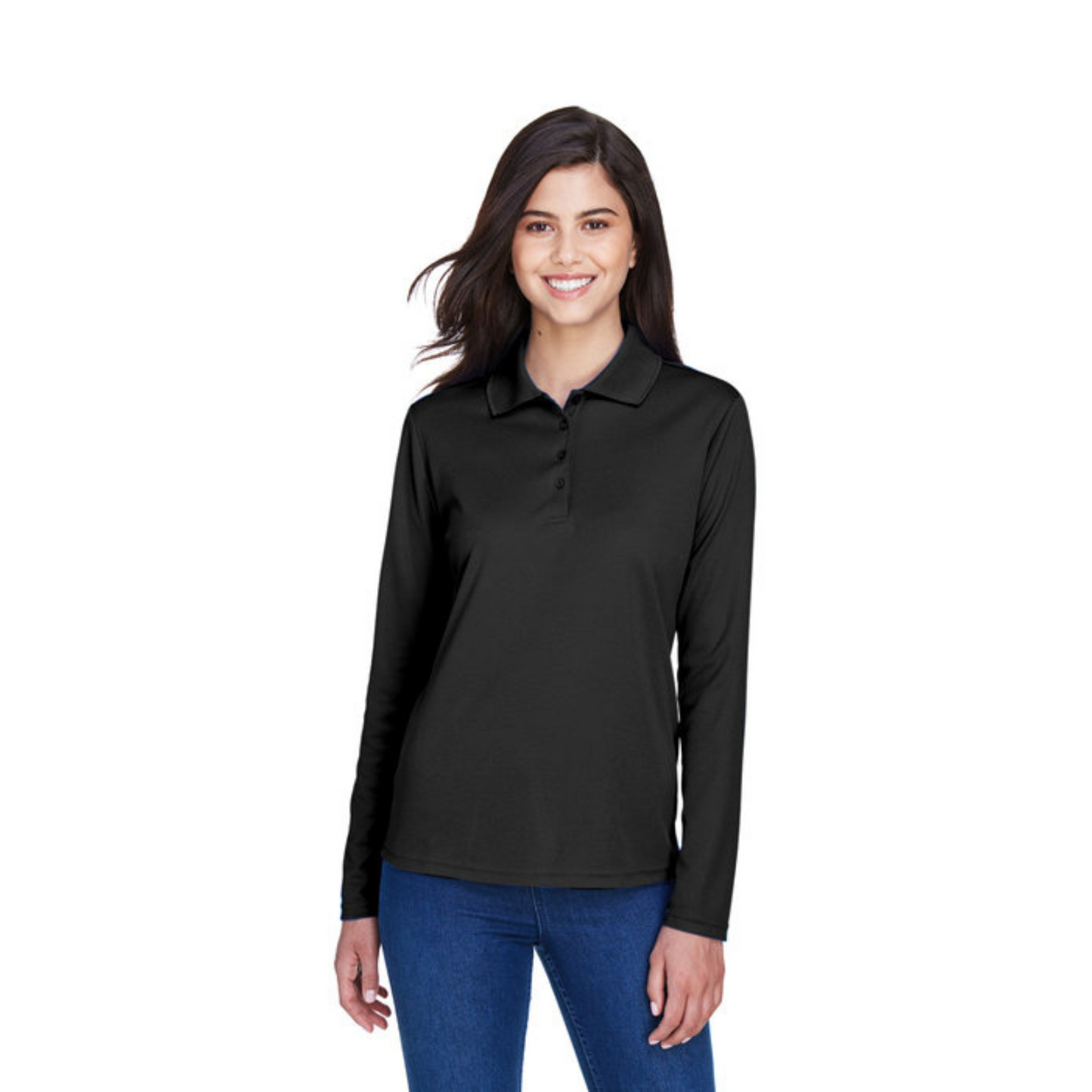 Polo manche longue coupe féminine - Primerica