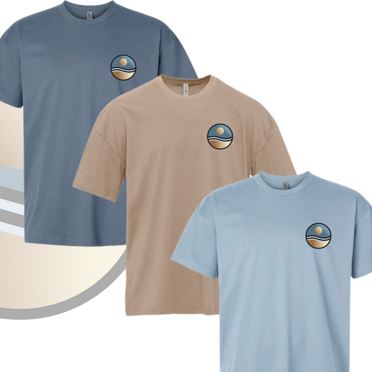 T-shirt Coton - Bleu&Or Collection beach