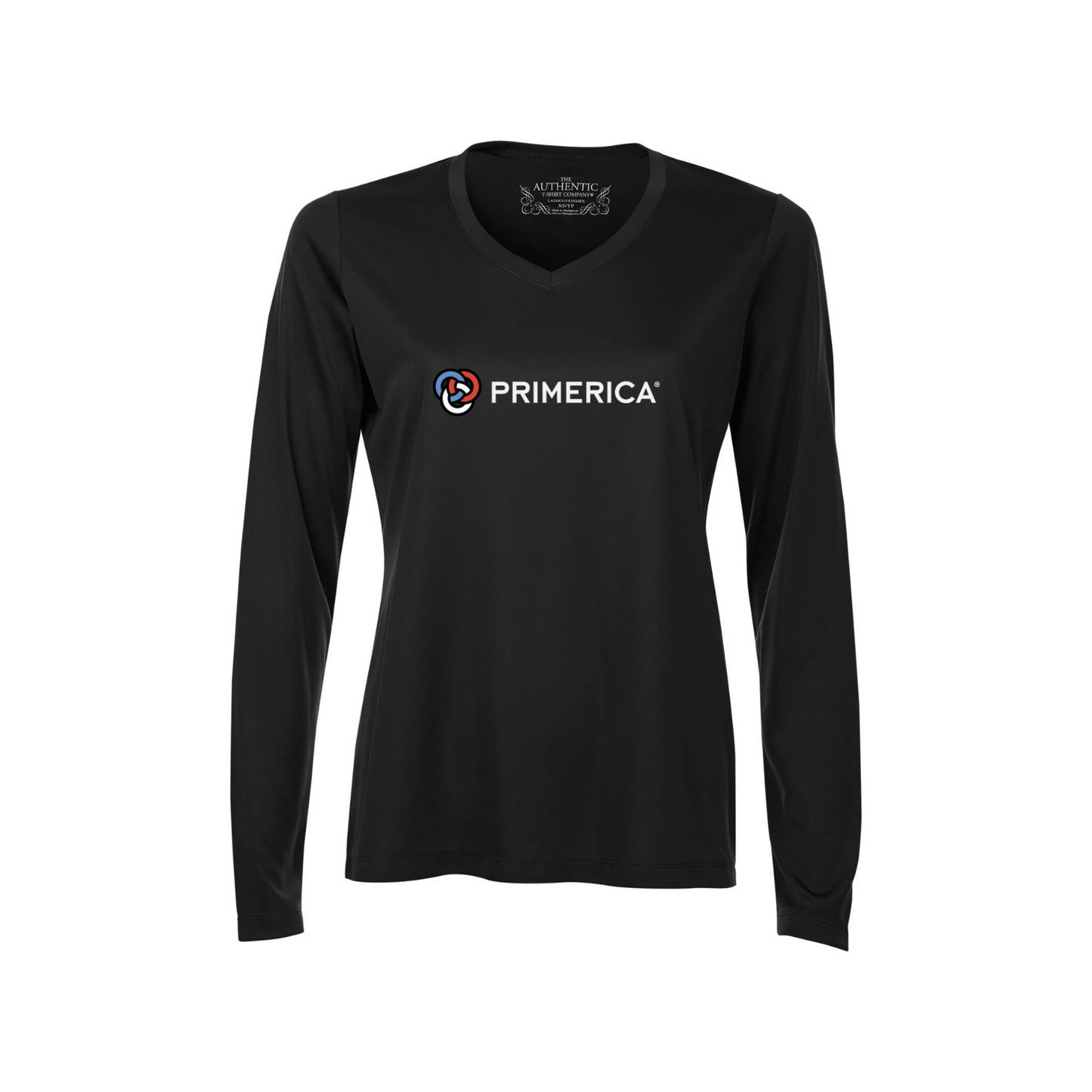 Manche longue col en V femme Pro team - Primerica