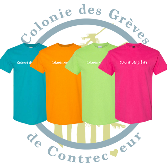 T-shirt junior - Colonie des Grèves de Contrecoeur