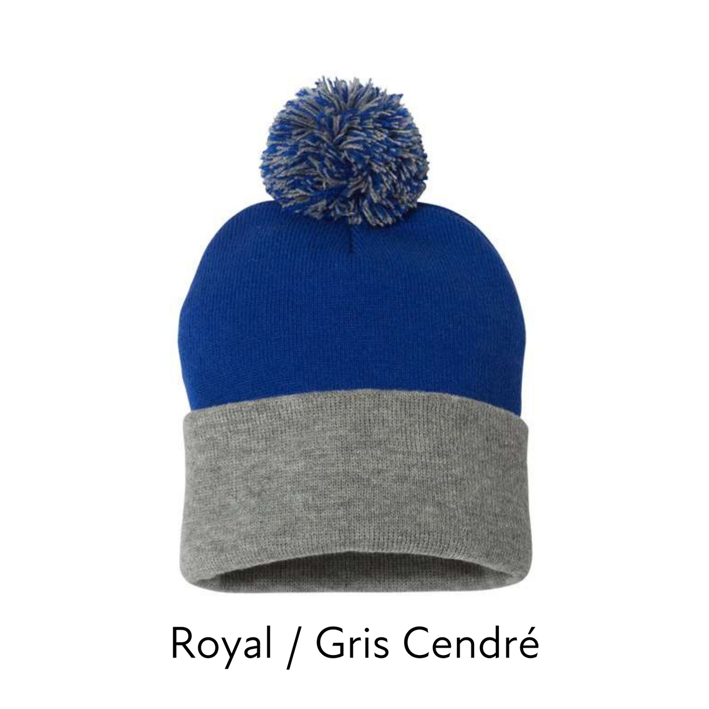 Tuque Sportsman à pompon et revers 12" - CSBR