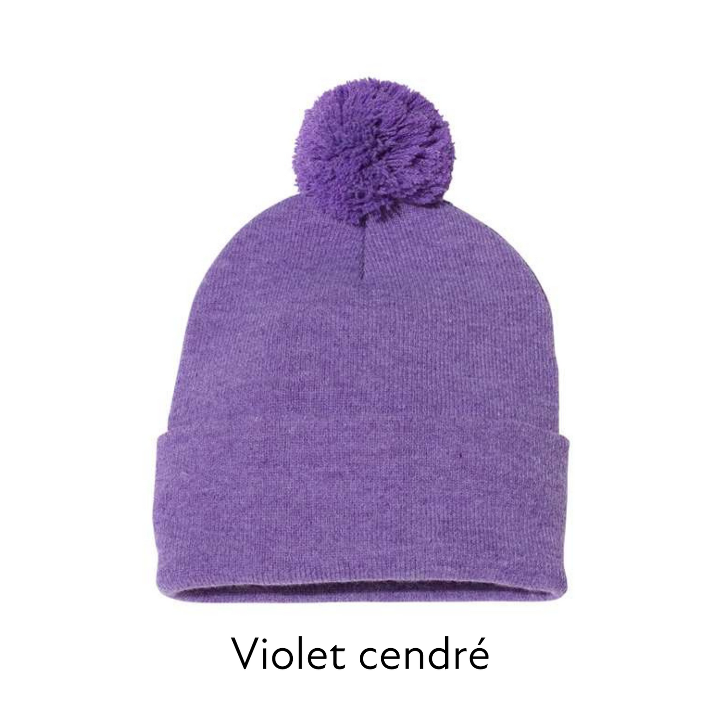 Tuque Sportsman à pompon et revers 12" - SP15