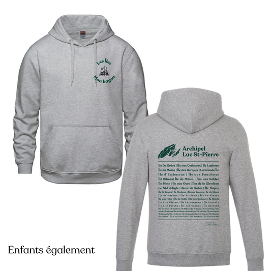 Hoodie unisexe - Domaine de l'Archipel | Les îles Mon bayou