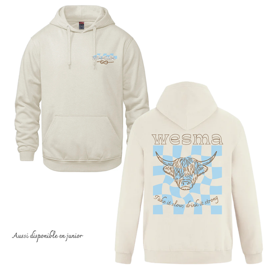 Hoodie unisexe Wesma - Take it slow, drink it strong
