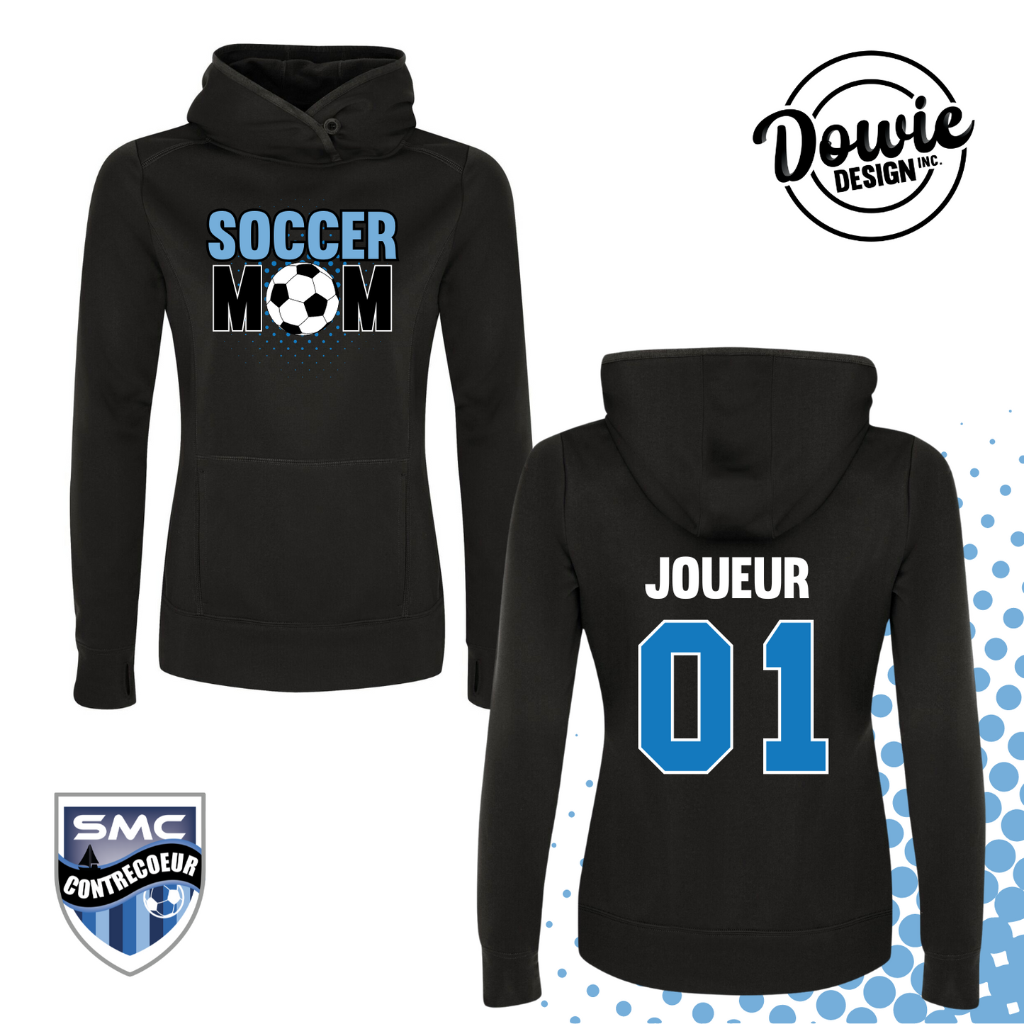 Hoodie polyester SOCCERMOM - SMC