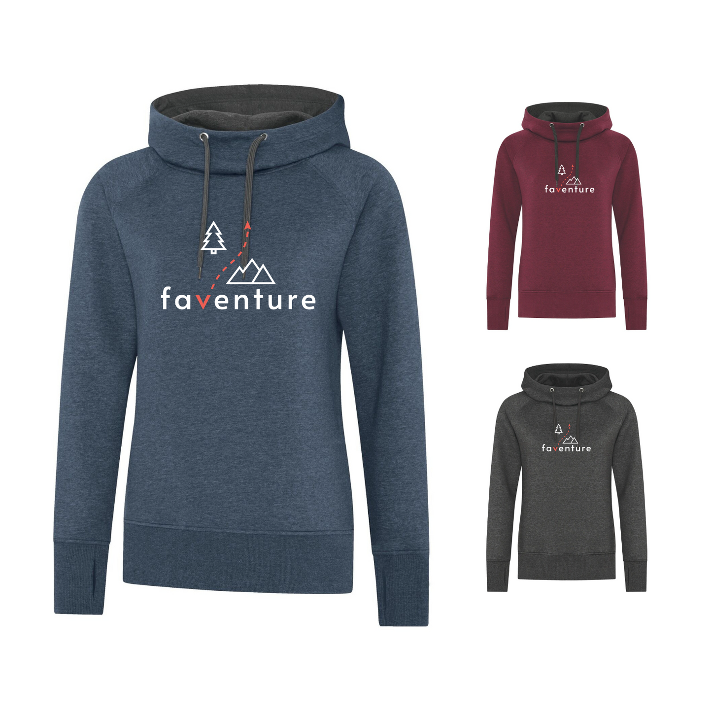 (Faventure) Hoodie gros col