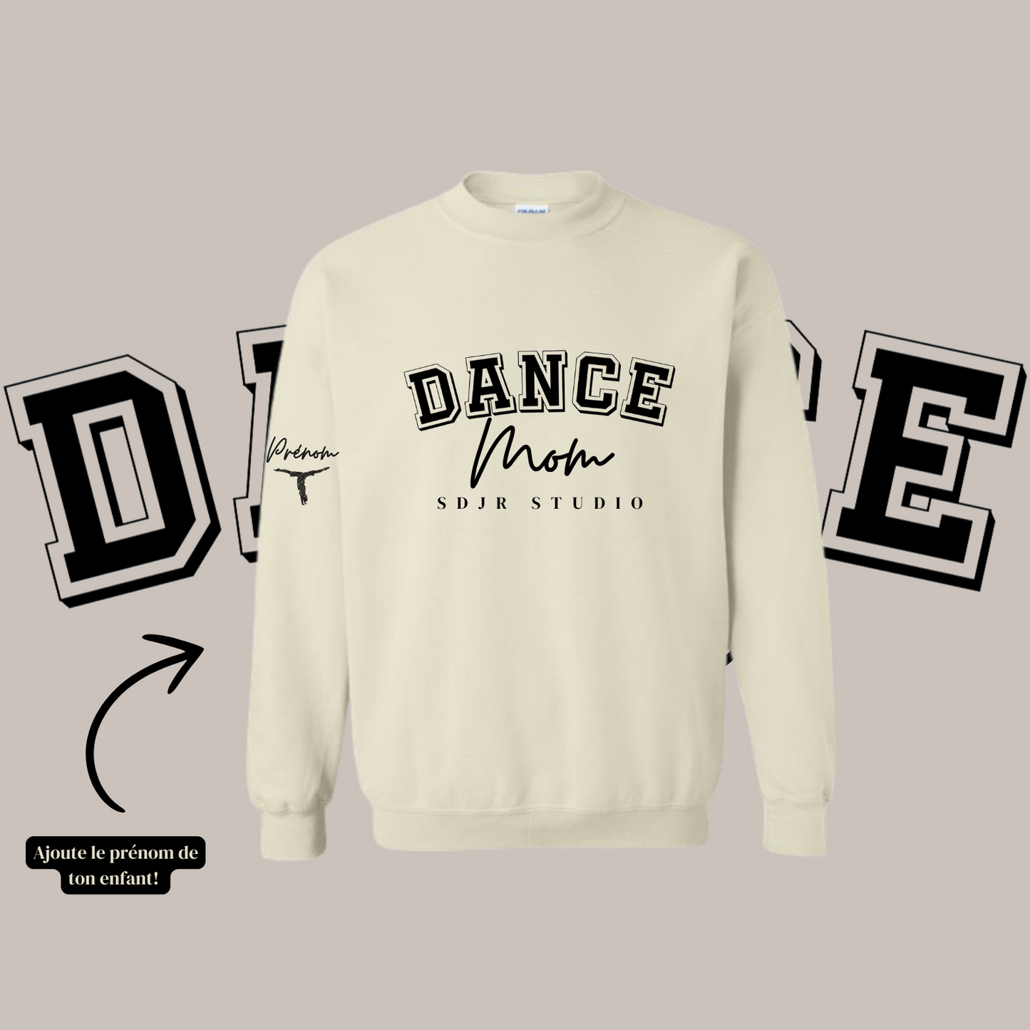 Crewneck SDJR - Dancemom (4 choix couleurs)
