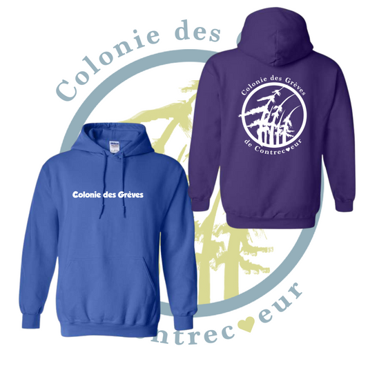 Hoodie à capuche junior - Colonie des Grèves de Contrecoeur
