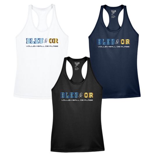 Camisole pour femme Bleu&Or - Volleyball de Plage
