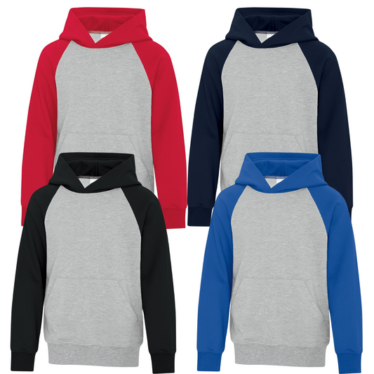 (Catalogue enfants) Chandail à capuchon deux tons pour enfant