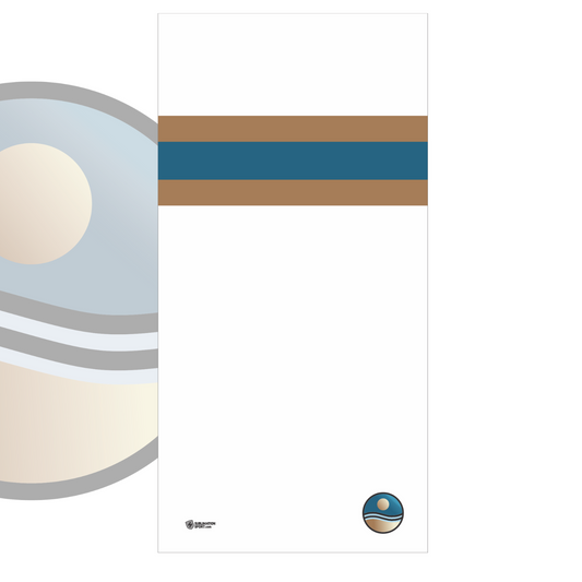 Serviette de douche - Bleu&Or Collection beach