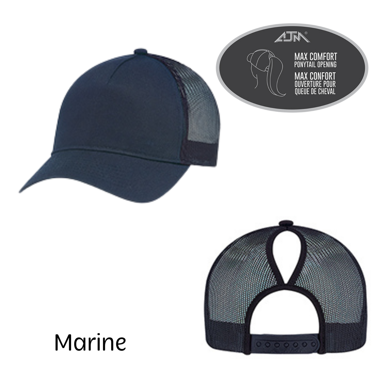Casquette femme filet