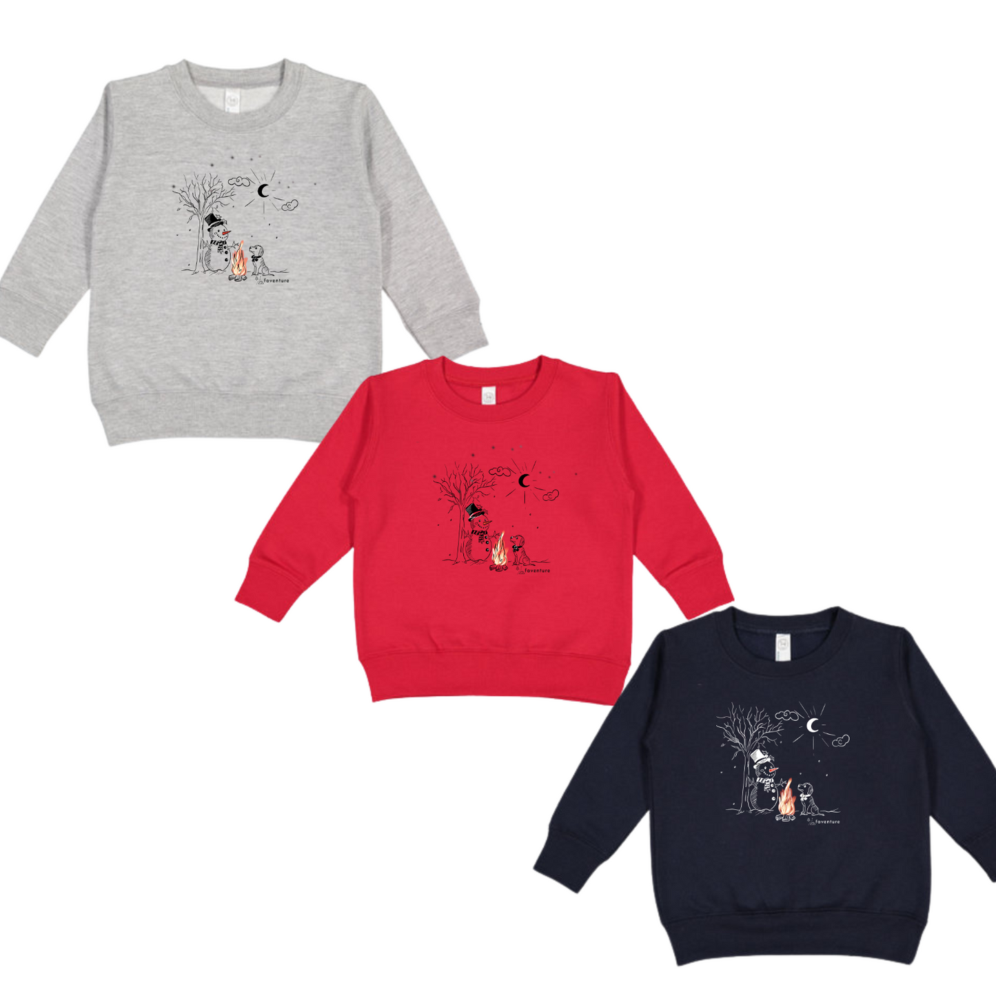 Crewneck enfant - Bonhomme de neige - Faventure