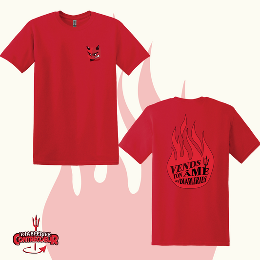 T-shirt enfant rouge - Diableries