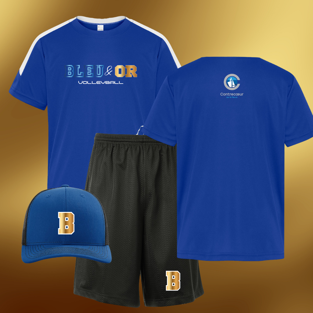 T-shirt Entraînement Bleu&Or 2026