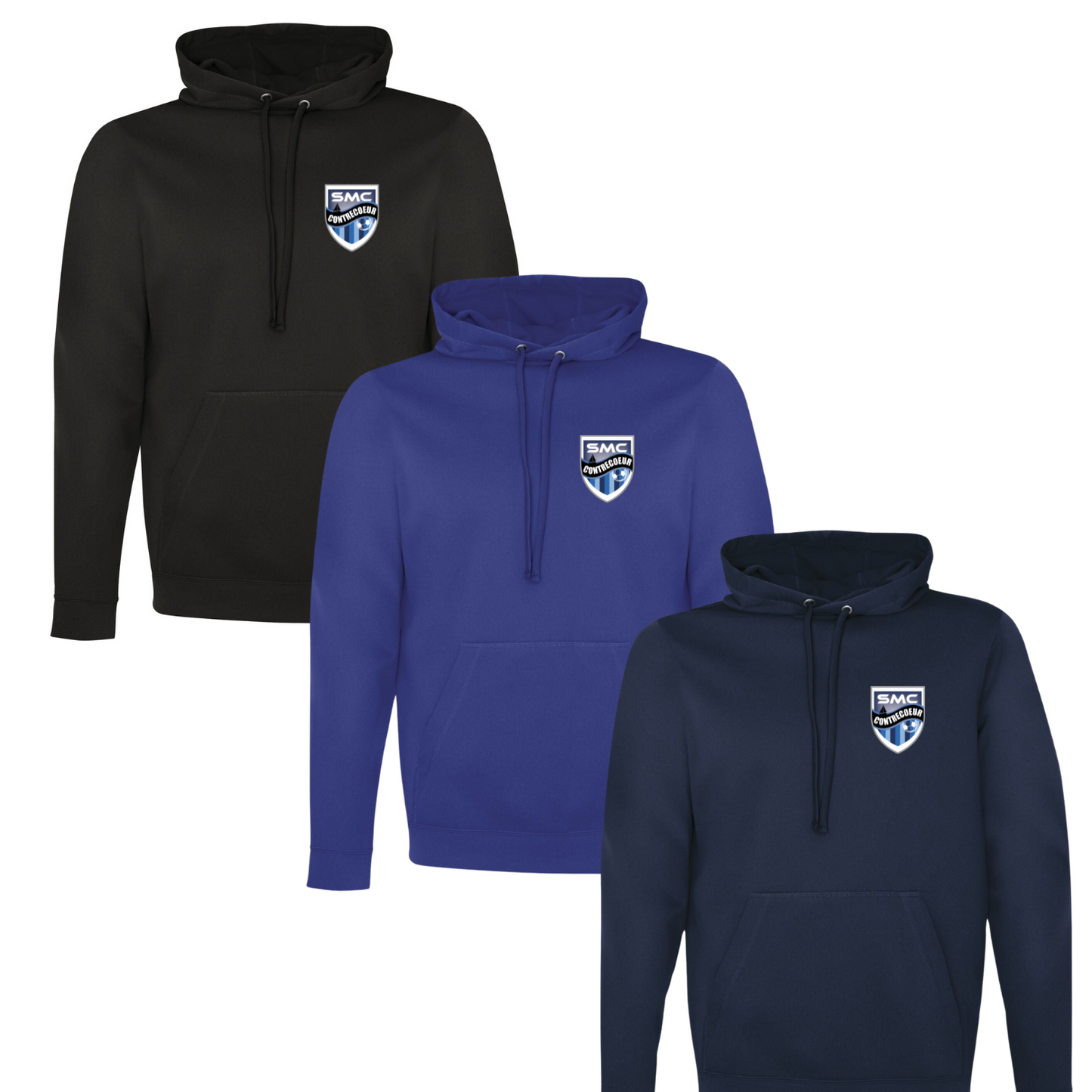 Hoodie polyester adulte - SMC