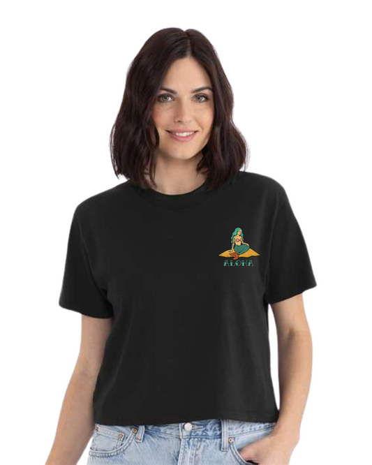 T-shirt crop top "Aloha" - Vagabond.e