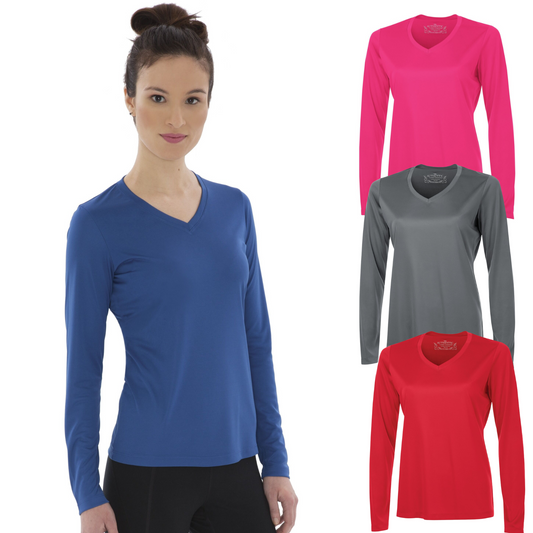 (Catalogue femmes/sport) Manche longue col en V - Pro team