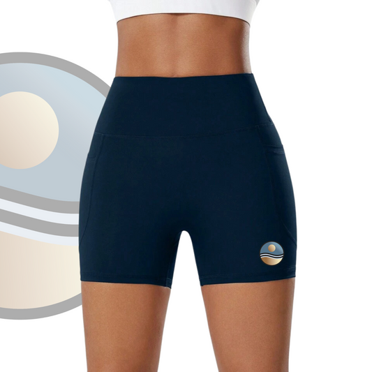 Short entraînement fille - Bleu&Or Collection beach