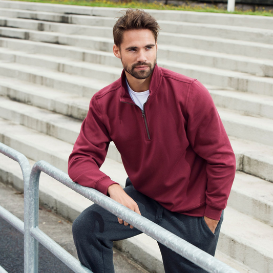 (Catalogue hommes) Hoodie à zip 1/4 Clique