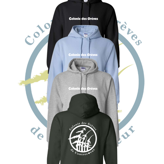Hoodie à capuche - Colonie des Grèves de Contrecoeur