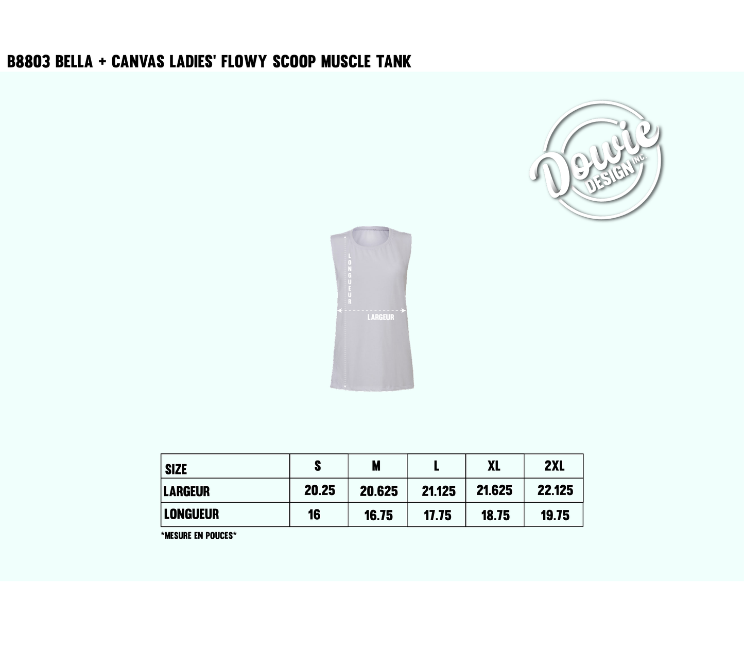 (Catalogue femmes) Camisole muscletank