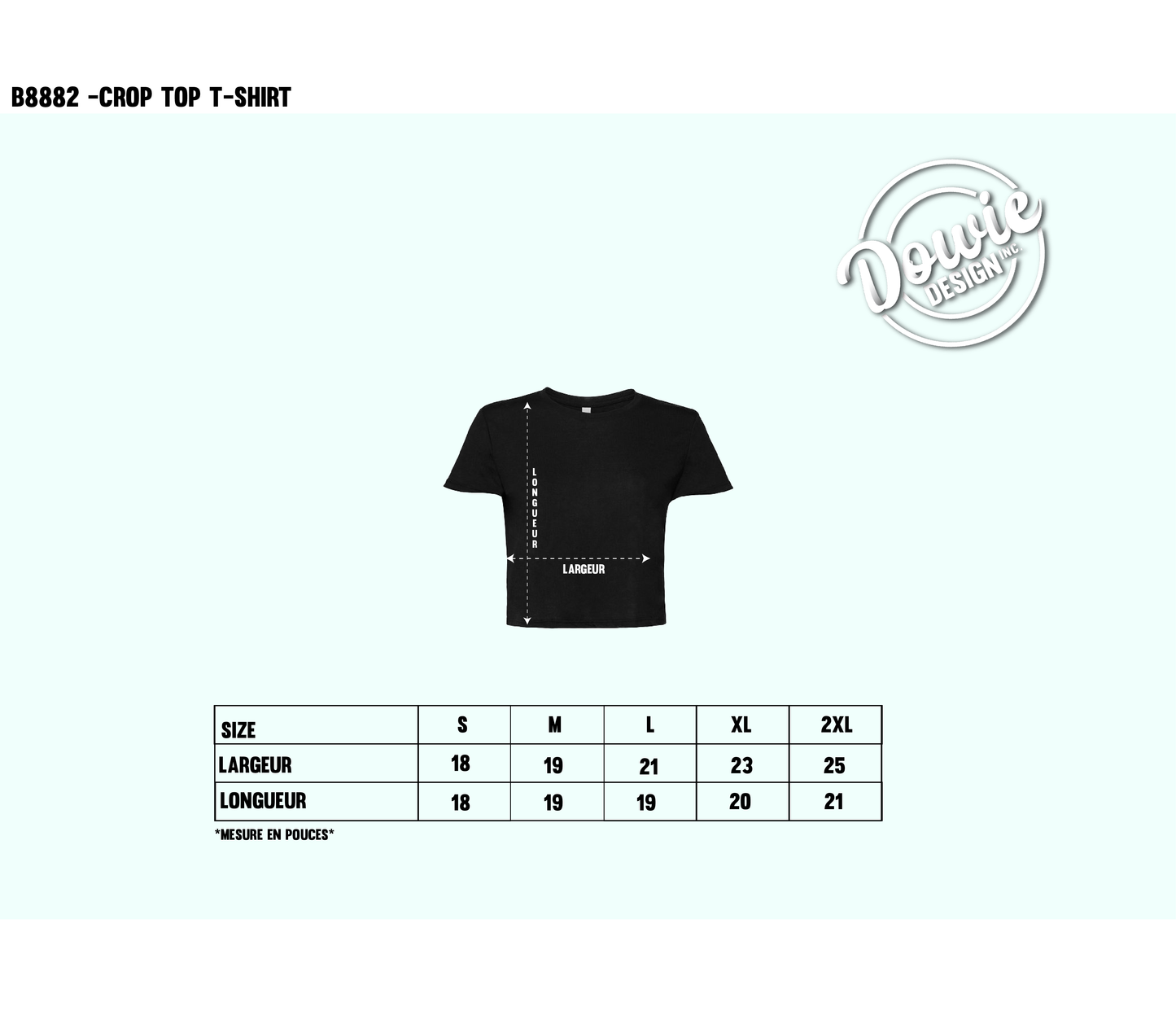 (Catalogue femmes) Crop top t-shirt