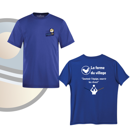 T-shirt OFFICIEL 2025 - Bleu&Or Collection beach