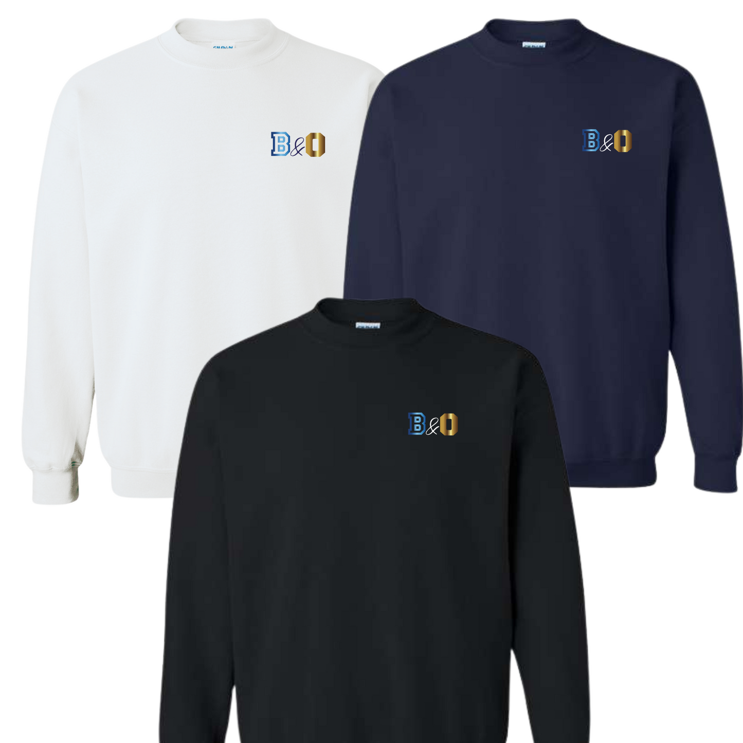 Crewneck Bleu&Or _ Adulte