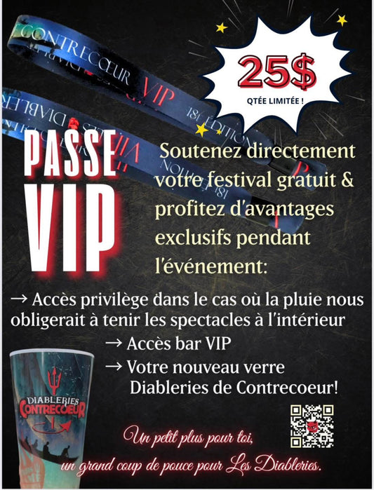 PASSE VIP 2025- Diableries