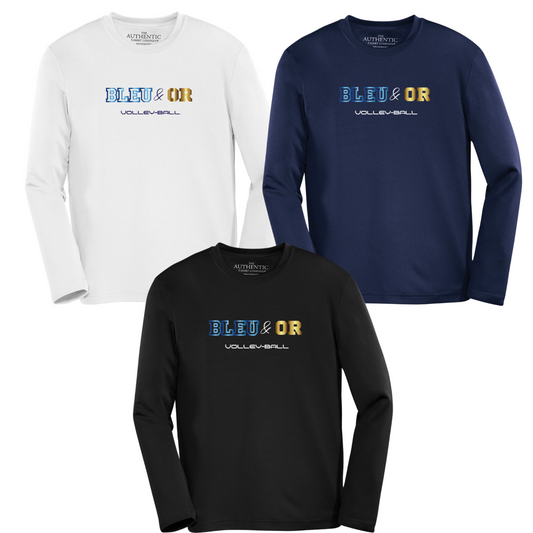 Manche longue entraînement Bleu&Or _ Adulte