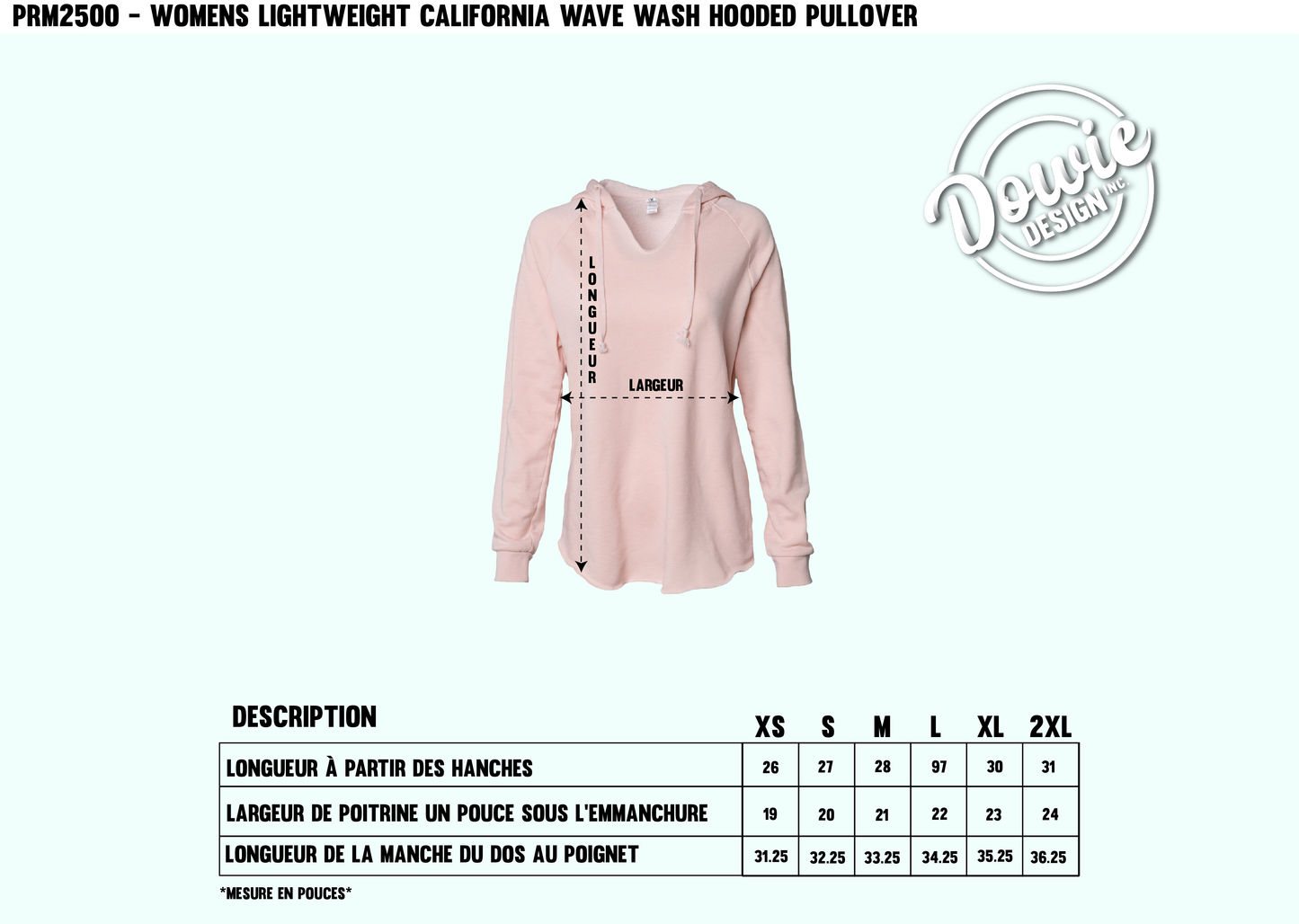 (Catalogue femmes) Hoodie California