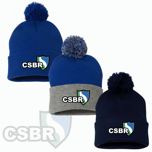 Tuque Sportsman à pompon et revers 12" - CSBR