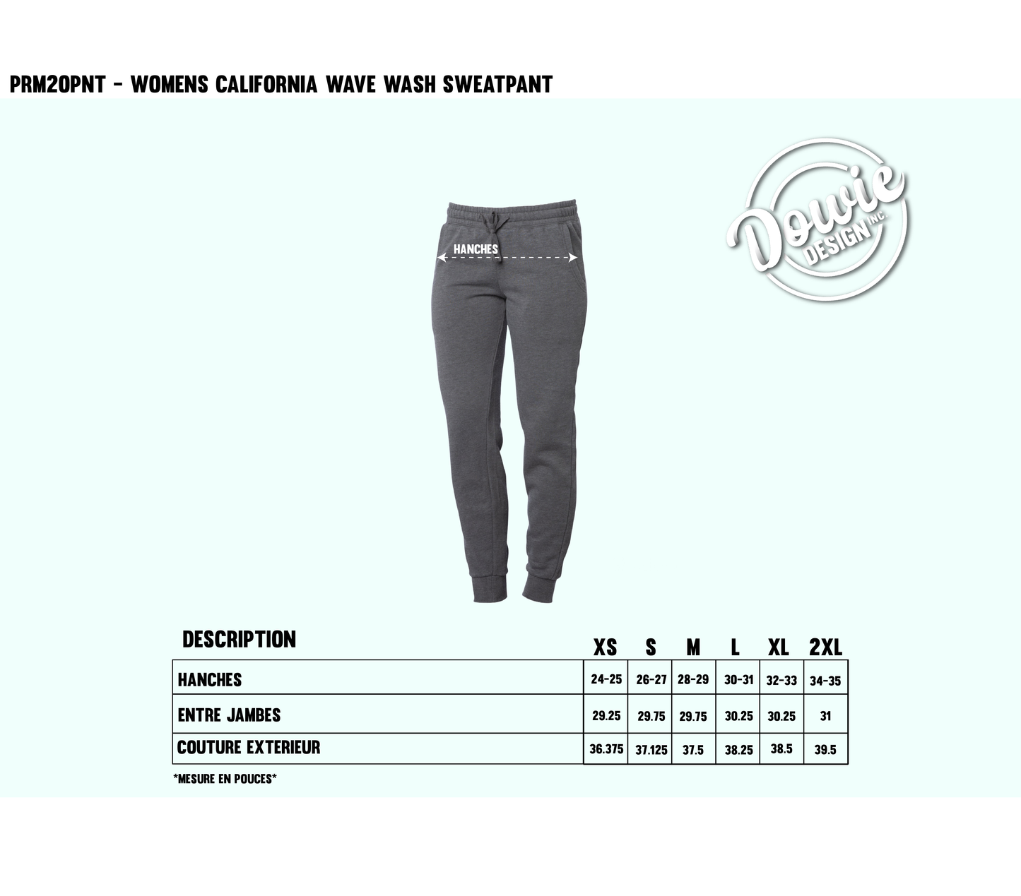 Jogging California femme Bleu&Or