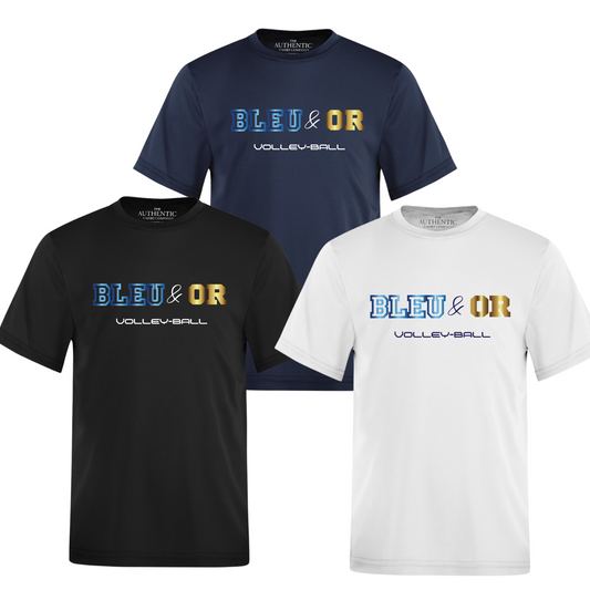 T-shirt Entraînement Bleu&Or _ Enfant