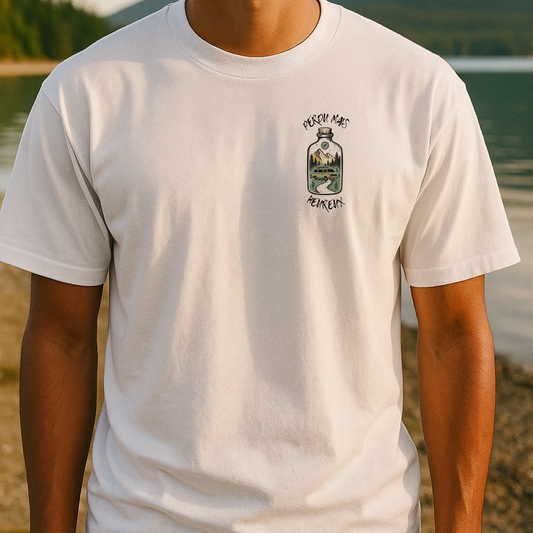 T-shirt "Perdu mais heureux" - Vagabond.e