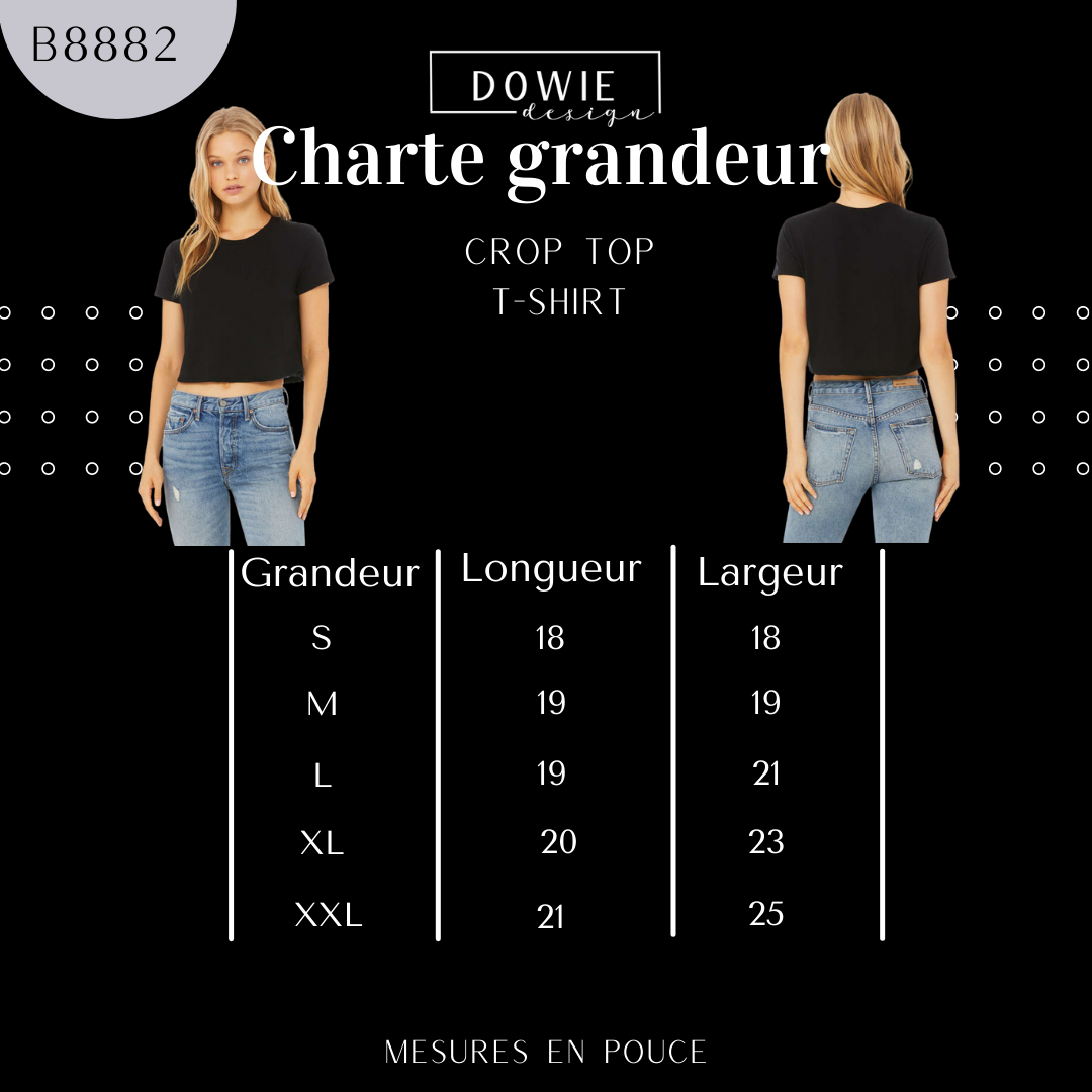 Crop top t-shirt BADASS BUSINESSGIRL