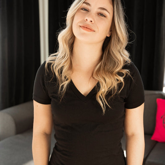 (Catalogue femmes) T-shirt col en V