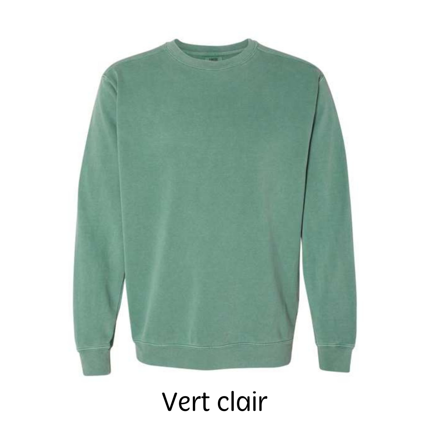 (Catalogue hommes/unisexe/femmes) Crewneck teinté - Comfort Colors