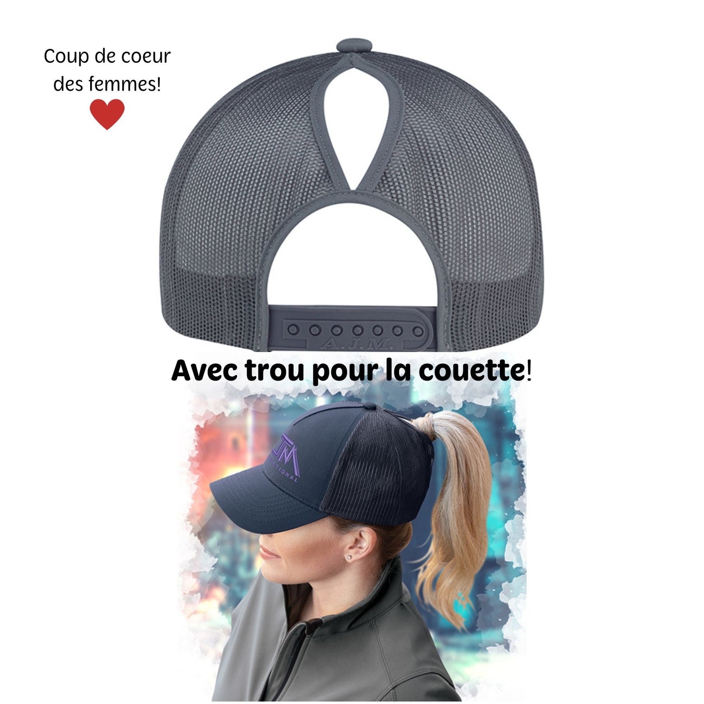 Casquette femme filet - SMC