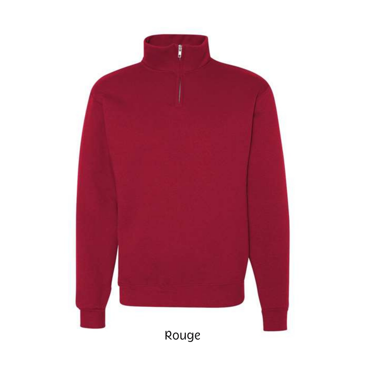 (Catalogue hommes/femmes/unisexe) Molleton 1/4 zip